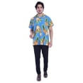 thumbnail image 5 of Varnit Crafts Hawaiian Shirt for Men Aloha Cut Pineapple Turquoise XS, 5 of 6