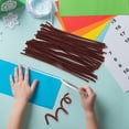 thumbnail image 1 of unbranded 200Ud Bastones De Chenilla Para Manualidades Color Café Flexibles Para Creativa, 1 of 6