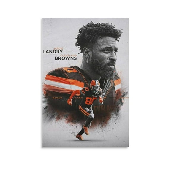 Jarvis Landry Canvas Poster Poster Cool Artworks Painting Wall Art Canvas Prints Hanging Picture Home Decor Posters Gift 16x24inch(40x60cm)