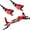 Red, variant on Lylong For Bicycle Hydraulic Brakes Set For Mountain Bikes Four Piston Design