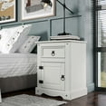 thumbnail image 1 of White Solid Wood Nightstand by Gateway Creations Inc., 1 of 1