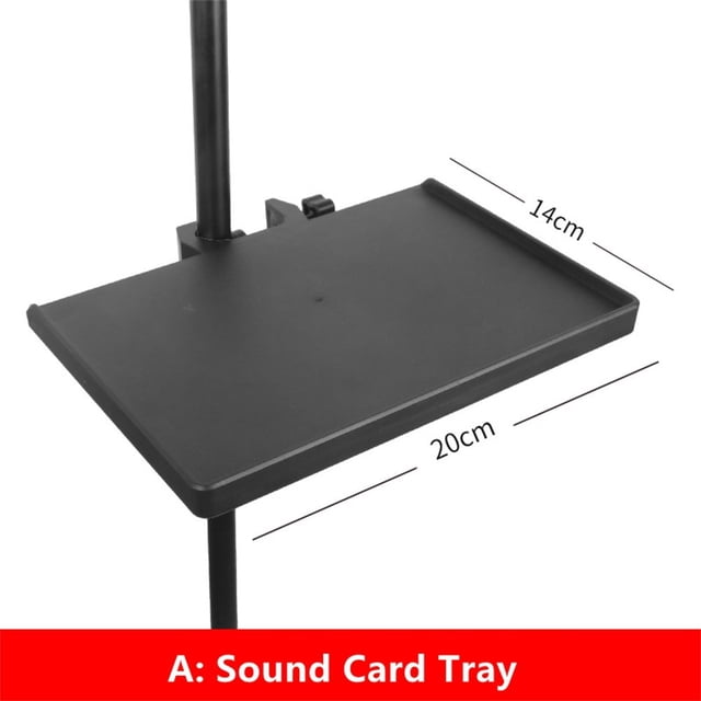 Support de Microphone Plateau de Carte Son Support de Performance Guitare pour Téléphone en Direct