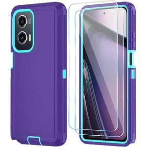 HCTian Coffret téléphonique pour Motorola Moto G Stylus 5G 2024 Cas avec HD Protecteur d'écran, résistant aux chocs & Étanche à goutte 3-Layer Housse téléphonique de couverture pour Moto G Stylus 2024