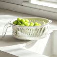 thumbnail image 5 of Colanders & Food Strainers Small Colander Strainer Plastic Strainer Pasta Strainer Noodle Strainer Drainer For Food Colander For Kitchen Strainers And Colanders Small Colander White, 5 of 8