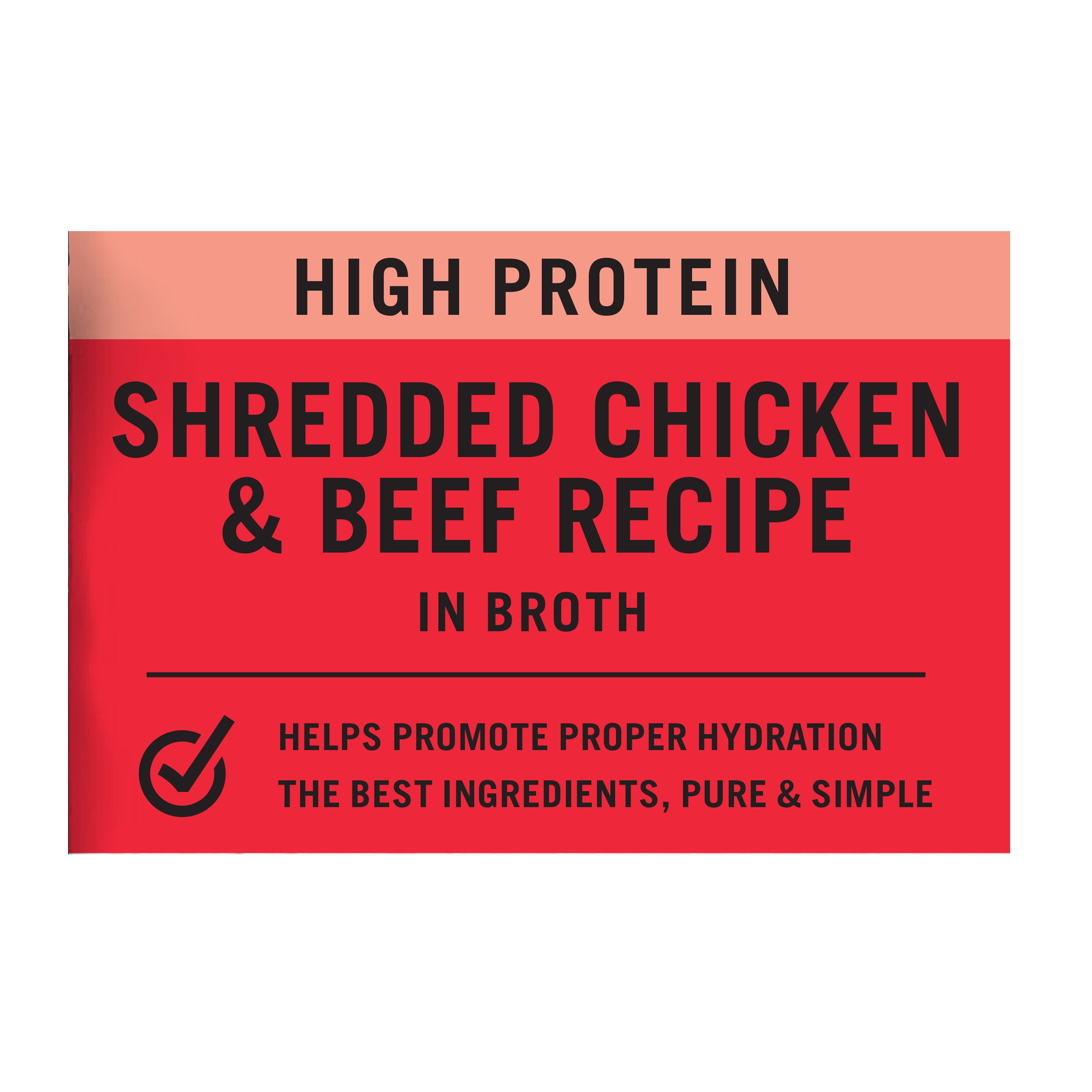 Pure Balance Gourmet Cat Treat Starters, Shredded Chicken & Beef Recipe, 1.4 Oz, 5 Pack
