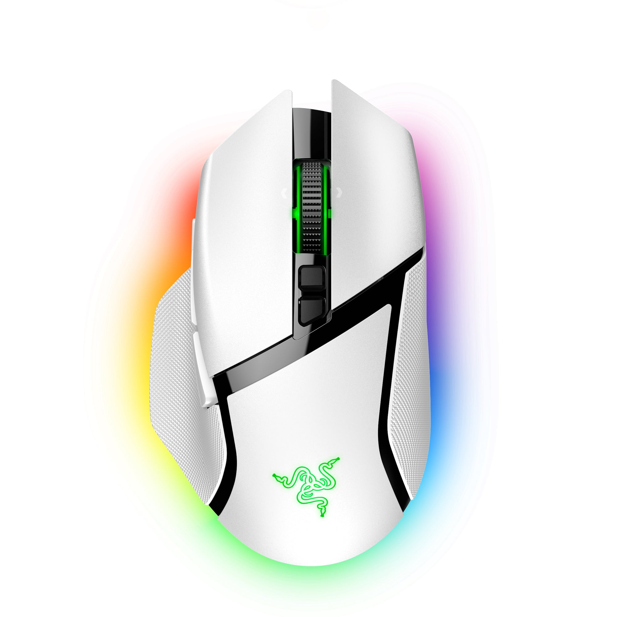 Razer™ Basilisk V3 Pro Customizable Wireless Gaming Mouse with HyperScroll Tilt Wheel, White