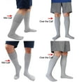 thumbnail image 6 of 6 Pairs Men's Athletic Tube Socks Over the Calf - 25" Length - Size 10-15 Gray, 6 of 7