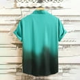 thumbnail image 4 of Ashirexll Mens Shirts Casual, Mens Button up Shirts Short Sleeve, Fashion Gradient Color Turndown Collar Button up Shirts Short Sleeve Summer Casual Shirts, 4 of 4