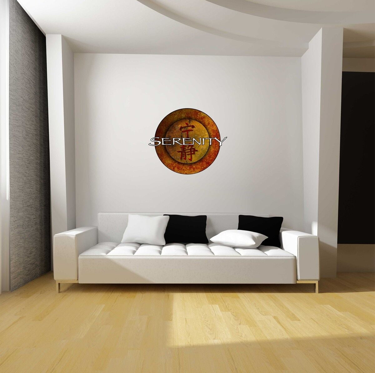 Firefly Inspired Serenity Logo Repositionable Wall Graphic Decal Sticker