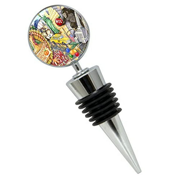 Chuck Fischer'S Thanksgiving Day Parade Wine Bottle Stopper In Gift Box, Perfect For House Warming Gift