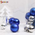 thumbnail image 6 of Spencer 24Pcs Christmas Ball Ornaments Small Shatterproof Xmas Tree Decorative Balls Setwith Hanging Hooks for Holiday Wedding Party Decorations, Blue (30mm/1.2"), 6 of 6