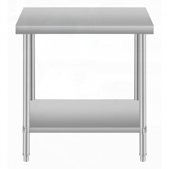 24"*18" Stainless Steel Commercial Work Table for Restaurant & Home with Under Shelf