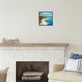 thumbnail image 2 of Stupell Industries Summer Beach Cove Nature Painting Black Framed Art Print Wall Art, 12 x 12, 2 of 8