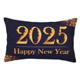 thumbnail image 1 of Balery 2025 Happy New Year 3 Funda de Cojín Estampada, Regalos para Mujeres, Regalos de Amor para Ella, Regalos para Novia o Esposa, Funda de Almohada-20"x30", 1 of 6
