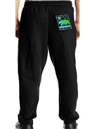 symoid Mens Athletic Sweatpants- Casual Trousers and Trousers Plus Velvet  Thick Solid Large Size Running Fitness Sweatpants Pants Black XL 
