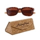 thumbnail image 1 of Anteojos Miracle Polarized Miracle Polarized Brown Tortoise Polarizado+UV400 Policarbonato Madera de Bambú, 1 of 1