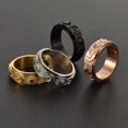thumbnail image 4 of 8 Anillo de runas giratorias para hombres y mujeres, regalo grabado personalizado, 4 of 5