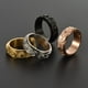 thumbnail image 4 of 8 Anillo de runas giratorias para hombres y mujeres, regalo grabado personalizado, 4 of 5