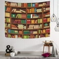thumbnail image 2 of Coolnut Tapestry Wall Hanging Bookcase Library Tapestry Polyester Tapestry Bright Wall Art Wall Blanket Wall Decor for Bedroom Living Room Dorm Decor（60 x 51 inch） Home Decor Gifts, 2 of 7