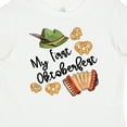 thumbnail image 4 of Inktastic My 1st Oktoberfest Green Hat Accordion and Pretzels Boys or Girls Baby T-Shirt, 4 of 5