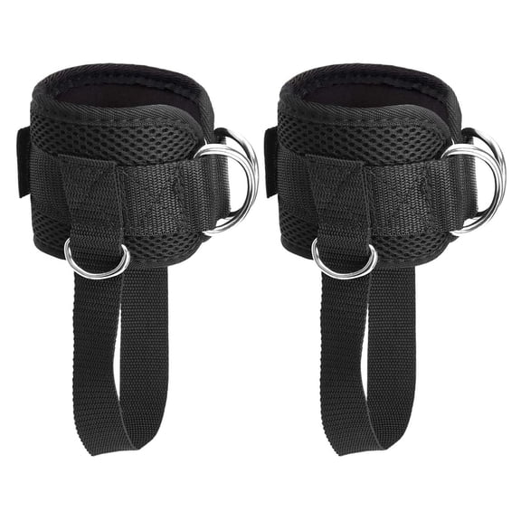 HeroNeo Fitness Thigh Straps Padded D-Ring Ankle Strap Leg Cuffs for Gym Men & Women