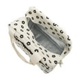thumbnail image 2 of Unique Bargains 1 Pc Portable Thermal Lunch Bag for Work 10.24"x7.09"x8.27" Pink Beige White,Black, 2 of 5