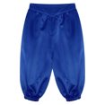 thumbnail image 5 of YiZYiF Boys Girls Medieval Capri Pants Solid Color High-rise Waist Trousers for Renaissance Festival Royal Blue 6, 5 of 7