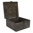 thumbnail image 4 of Wood Treasure Box, Handcraft Reinforced Corners Vintage Treasure Box Exquisite  For Decorations, 4 of 8