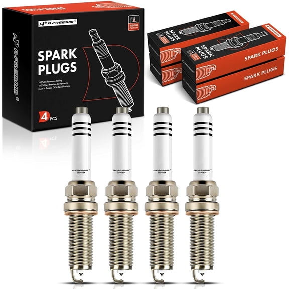 A-Premium Iridium & Platinum Spark Plugs Compatible with Mercedes-Benz C300, C350e, E300, Sprinter, GLC300, CLA250, GLA250 & Infiniti Q50, Q60, QX30 & Freightliner Sprinter 1500 2500, Pack of 4