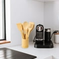 thumbnail image 4 of YAOMOBB Bamboo Spatula Bamboo Cooking Spatula with Long Handle Non Stick Shovel with Hanging Hole Design for Home Kitchen, 4 of 7