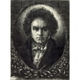 thumbnail image 2 of Ludwig Van Beethoven (1770-1827). 20Th Century Etching By Wilibald Wolf Rudinoff History (24 x 36), 2 of 2