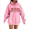 thumbnail image 6 of Christian Hoodies for Women 2025 Jesus Hoodie Y2K Graphic Hoodie with Pockets Hooded Sweatshirt Women Pullover, 6 of 7