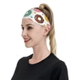 thumbnail image 4 of Wukai Colorful Donuts Sports sweatband,Men & Women Sweatband Headband for Running, Cross Training, Racquetball, Working Out, 4 of 7