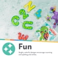 thumbnail image 4 of Juego de 36 números del alfabeto flotante Nuby de Bath Tuby, 4 of 7