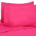 thumbnail image 5 of Premier Colorful Collection Soft Super Bright Microfiber Sheets 4 Piece Set - 8 Hot Colors - Full / Hot Pink, 5 of 5