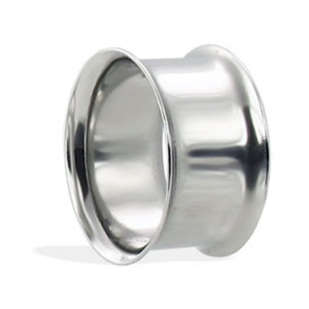 MsPiercing Pair Of DoubleFlared Steel Tunnels,Gauge (Thickness)11/