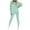 Green, variant on Terry Cloth Rompers for Women 3Pcs Women's Sports Suit Loose Hooded Pockets Sweatshirt And Vest And Slim Trousers Ropa Deportiva Para Mujer Camping Outfits for Women Womens Sweats(White,M)