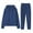 Navy, variant on Women's Fashionable Loose Sleeve Hoodie and Pants 2-Piece Set, Oversized Fit Casual Loungewear and Streetwear,Wine 2XL