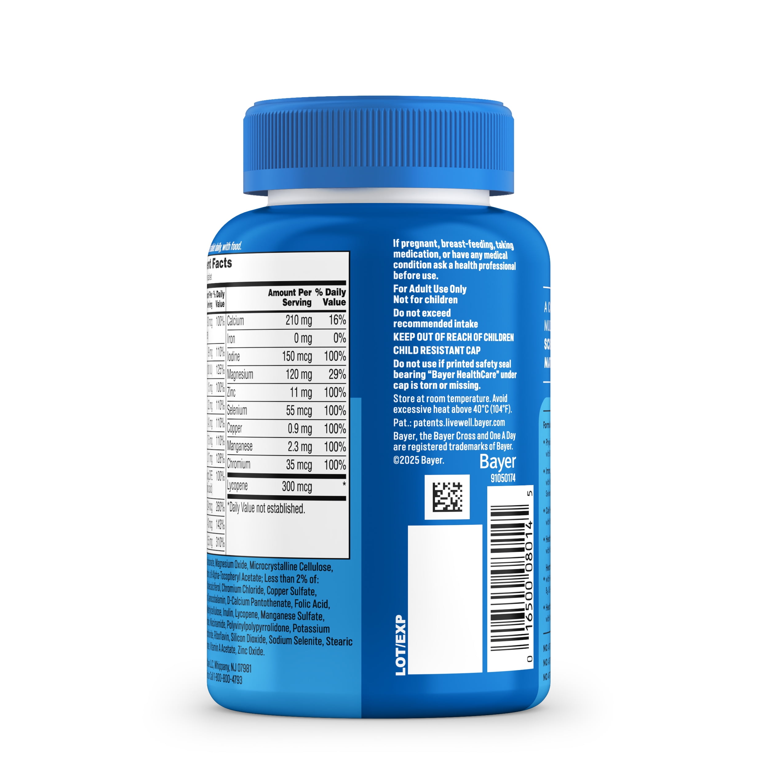 One A Day Men's Multivitamin Supplement with Vitamins A, C, D, E