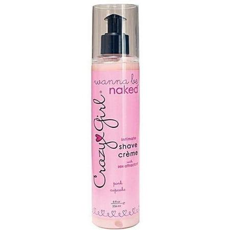 Crazy Girl Wanna Be Naked Intimate Shave Creme Pink Cupcake 8
