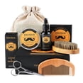thumbnail image 1 of Beard Growing Tool Set for Men with Beard Balm/Comb/Brush/Scissor Beard Care Kit, 1 of 5