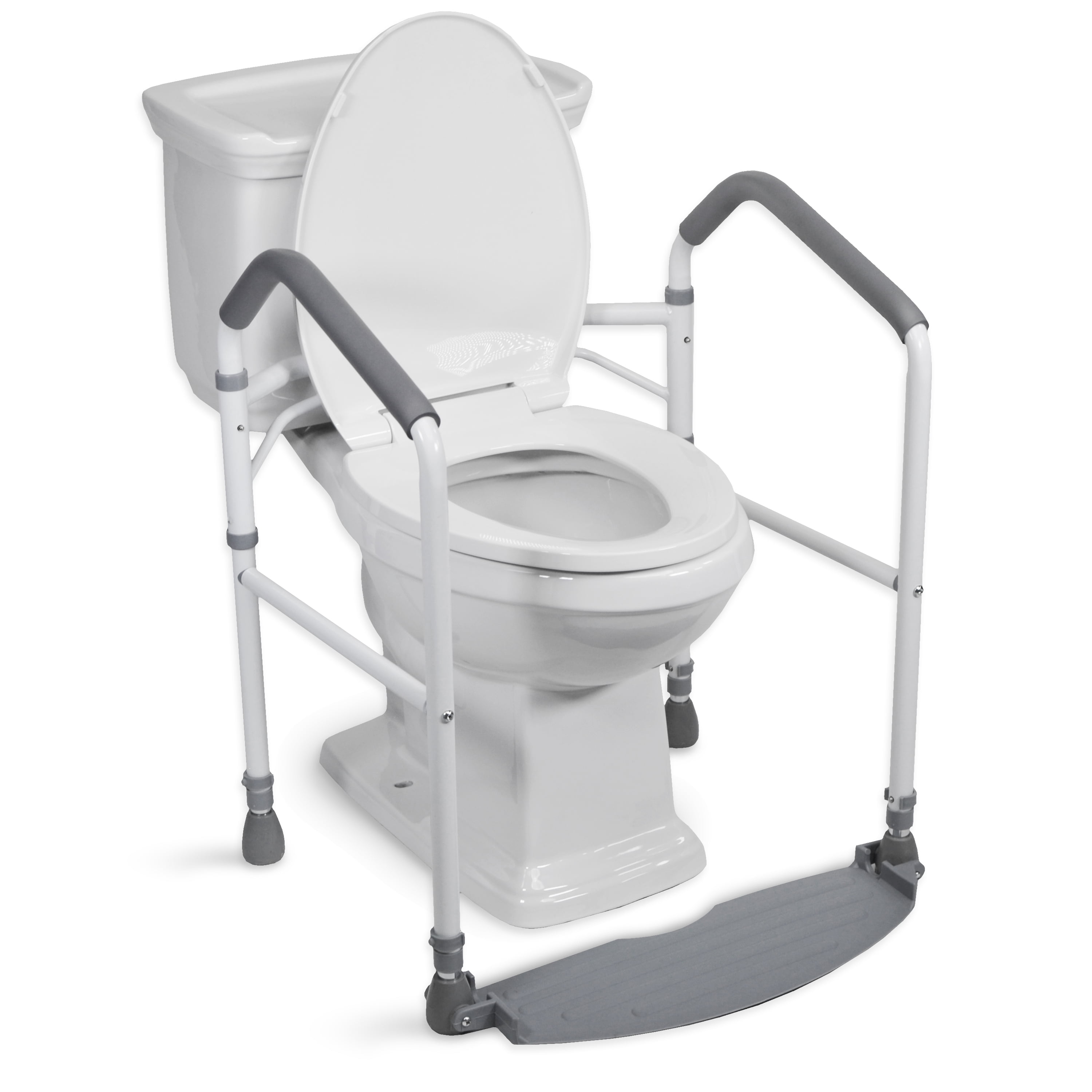 Toilet Safety Frame & Rail - Folding & Portable Bathroom Toilet Safety