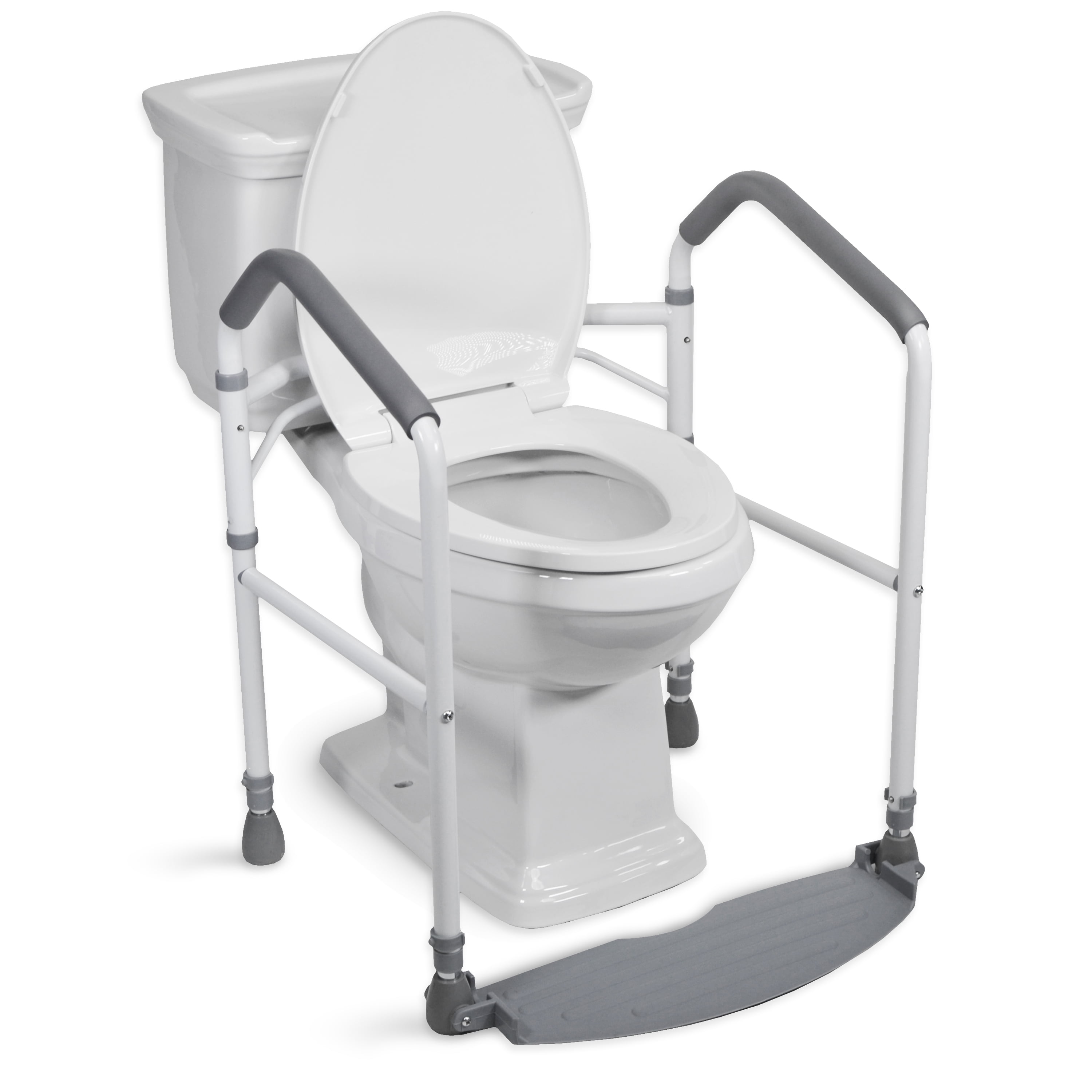 Toilet Safety Frame & Rail Folding & Portable Bathroom Toilet Safety