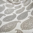 thumbnail image 3 of Fabric Mart Direct Grey Paisley Woven Fabric By The Yard, 3 Continuous Yards Cotton Fabric, Upholstery Fabric, Curtain Fabric, Wholesale Fabric, Floral Fabric, Indian Woven Fabric, 3 of 8