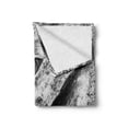 thumbnail image 2 of Letter Z Soft Flannel Fleece Throw Blanket, Capital Z Letter Name Identity Initials VIP Rusty Tone Effects Aged Look Print, Cozy Plush for Indoor and Outdoor Use, 50" x 60", Black Grey, by Ambesonne, 2 of 6