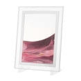 thumbnail image 2 of Glass Moving Sands Art Picture Flowing with Stand Sandscapes Quicksand Painting para decoración para hogar Estanterías Adorno Inauguración 5 pulgadas Sunnimix Imagen de arena dinámica, 2 of 6