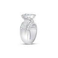 thumbnail image 4 of 10kt White Gold Round Diamond Pear Bridal Wedding Engagement Ring 2 Cttw, 4 of 4