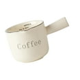 thumbnail image 5 of Ceramic Creamer With Double Measurement Indicators And Silver Trim Precise Pouring For Coffee Seasonings Elegant Deck, 5 of 8
