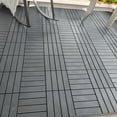 thumbnail image 2 of 27-Pack Interlocking Patio Deck Tiles (12x12 Inch) - Waterproof Outdoor Flooring for Deck, Pool & Patio , Easy Snap Installation, Slip-Resistant, 2 of 6