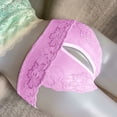 thumbnail image 4 of Ohufall Women's Panties All Lace Mash Seamless Briefs Open Crotch Fashion Underwear, 4 of 5